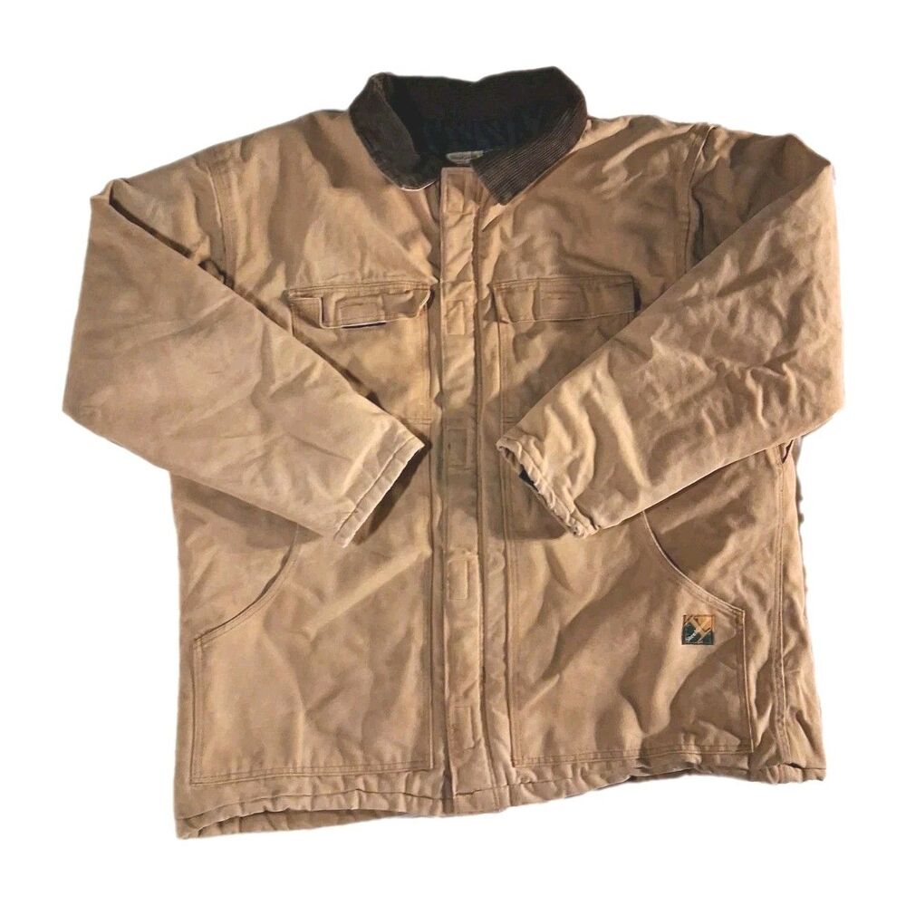 Vintage Weargaurd Canvas Jacket STEELGAURD tan Work Vintage Navy XL